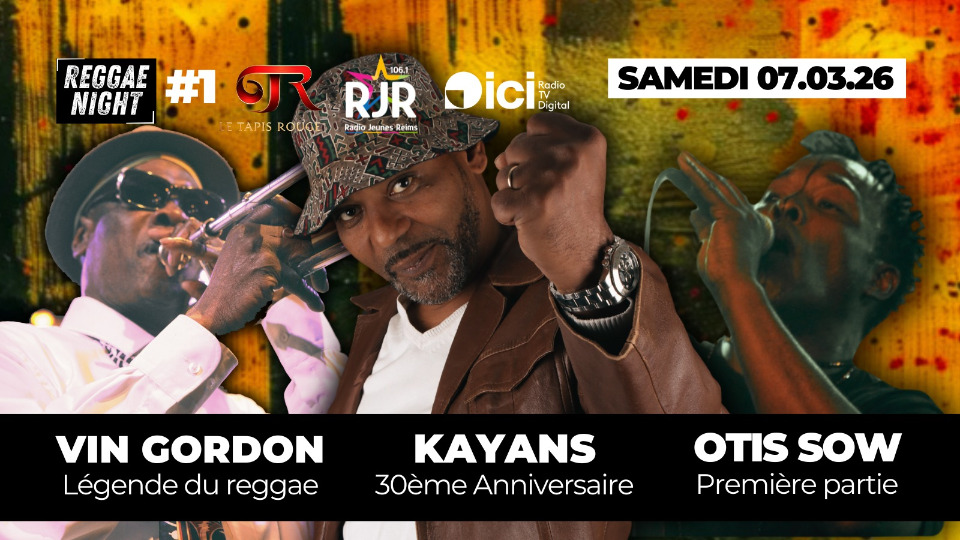 REGGAE NIGHT #1&nbsp;: Concert Vin Gordon + KAYANS - Reims