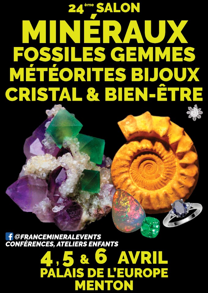 24ᵉ Salon des Min&eacute;raux de Menton - Menton