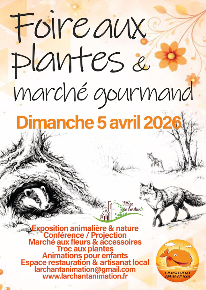 Foire aux plantes et march&eacute; gourmand - Larchant
