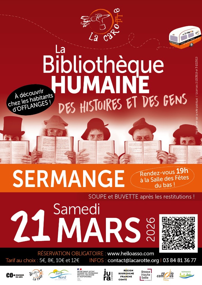 La Biblioth&egrave;que Humaine - Des histoires et des gens&nbsp;! - Sermange