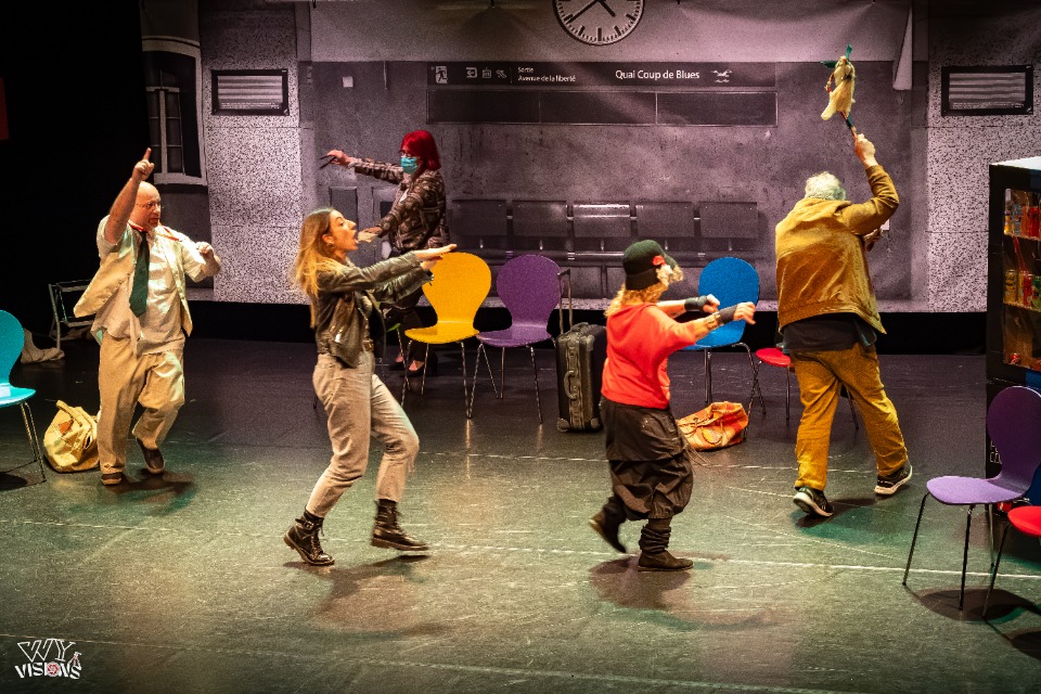 Coup de blues &agrave; la gare (Volvic) - Volvic