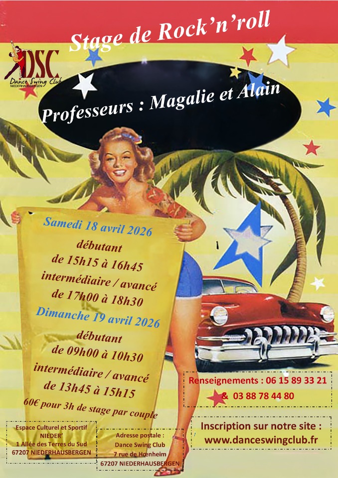 Stage de rock Niveau DEBUTANT  - Niederhausbergen