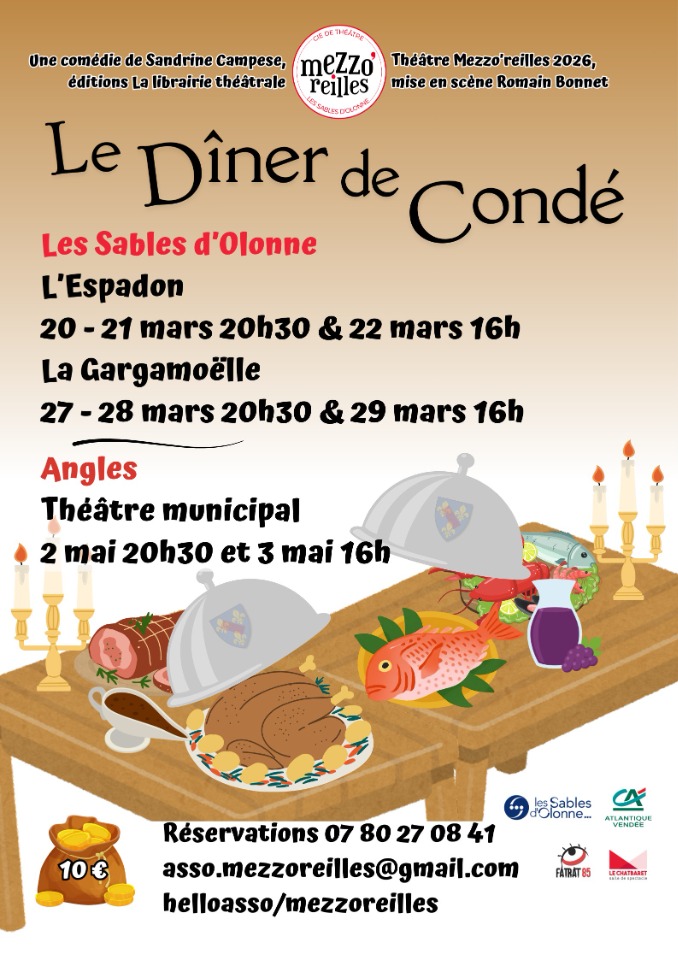 Le D&icirc;ner de Cond&eacute; - Olonne-sur-Mer