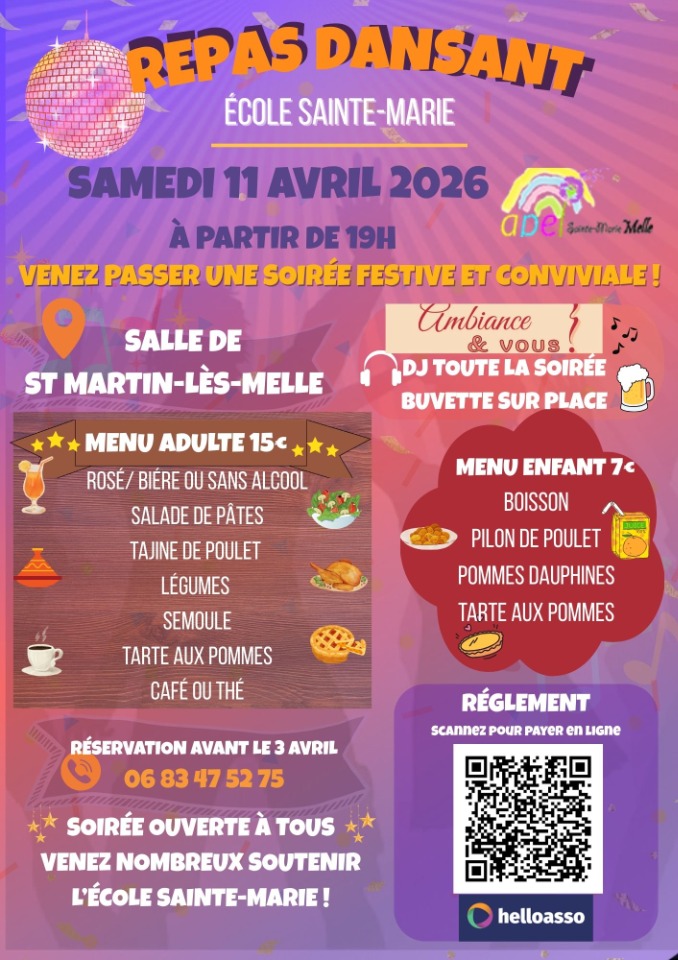 Repas dansant - Saint-Martin-lès-Melle