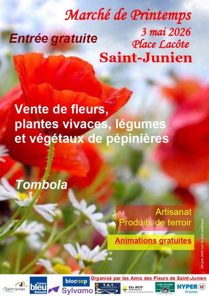 March&eacute; de Printemps - Saint-Junien