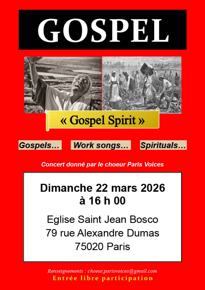 concert Gospel Spirit - Paris