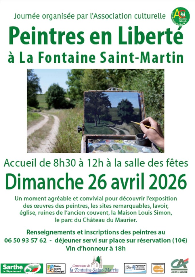 Journ&eacute;e peintres en libert&eacute; - La Fontaine-Saint-Martin