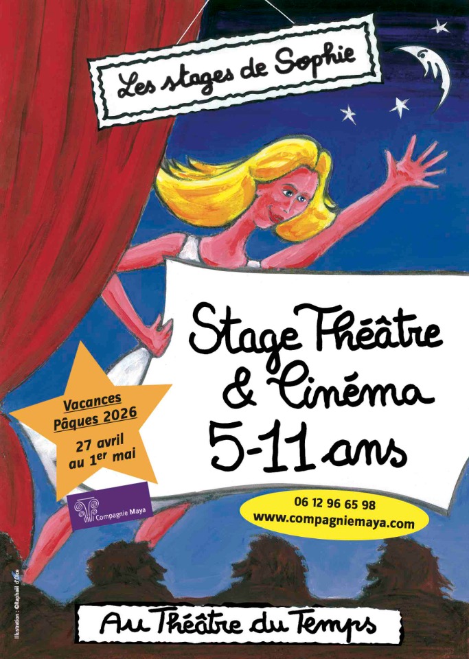 Stage 5-11 ans&nbsp;Th&eacute;&acirc;tre&nbsp;/&nbsp;Cin&eacute;ma Vacances P&acirc;ques 2026 - Paris
