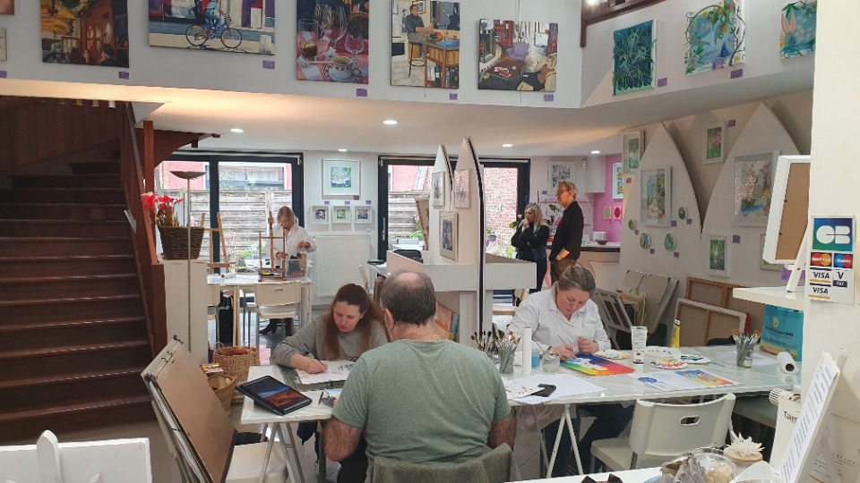 Stages Dessin Peinture Illustration Aquarelle Vacances Printemps - Roubaix