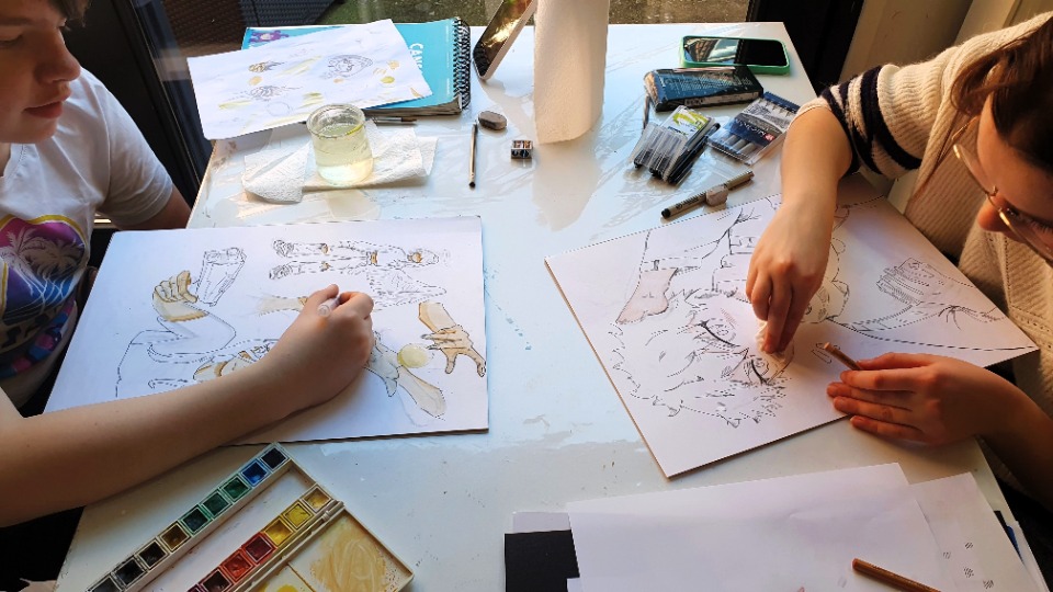 Stages Manga BD Roman graphique Vacances Printemps - Roubaix