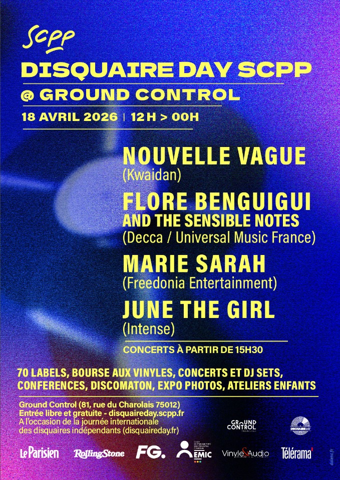 Samedi 18 avril&nbsp;: Disquaire Day SCPP @Ground Control - Paris