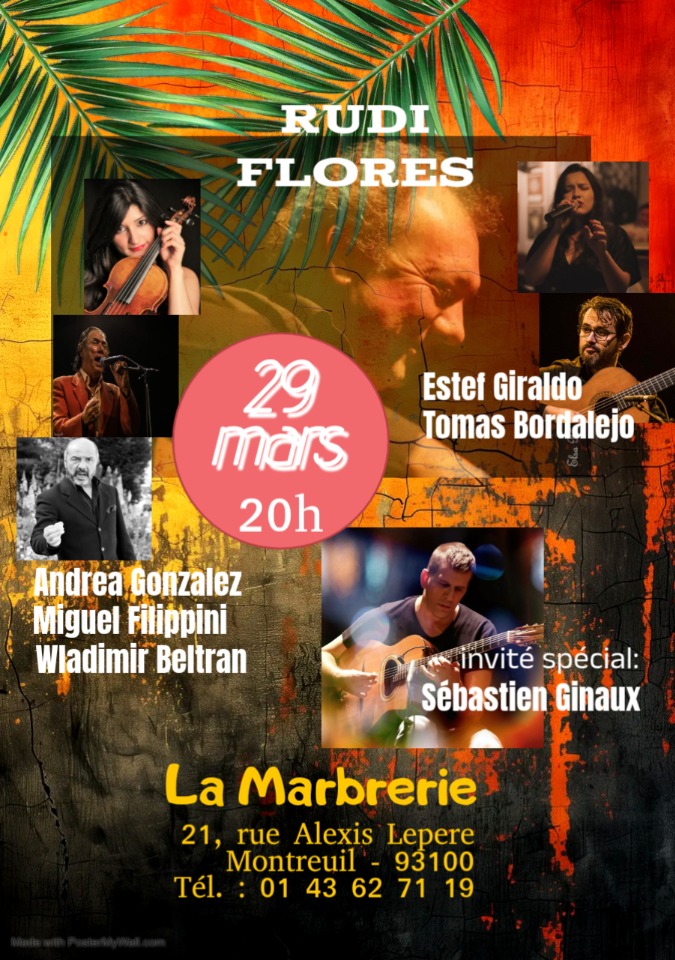RUDI FLORES Trio (Argentine) - Montreuil