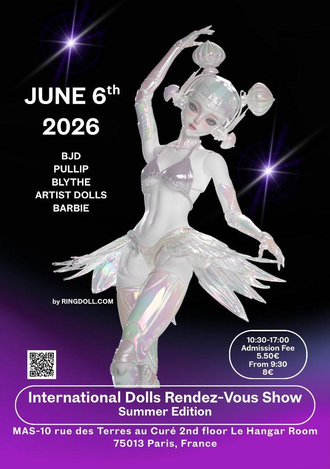 SALON INTERNATIONAL DOLLS RENDEZ-VOUS D'&Eacute;T&Eacute;, BJD PULLIP BLYTHE BARBIE  - Paris