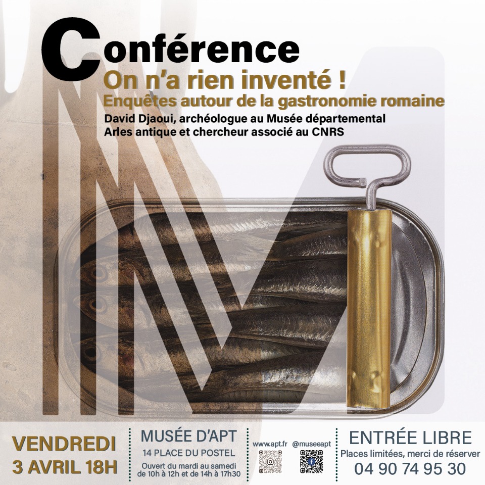 On n&rsquo;a rien invent&eacute;&nbsp;! Enqu&ecirc;te autour de la gastronomie romaine - Apt
