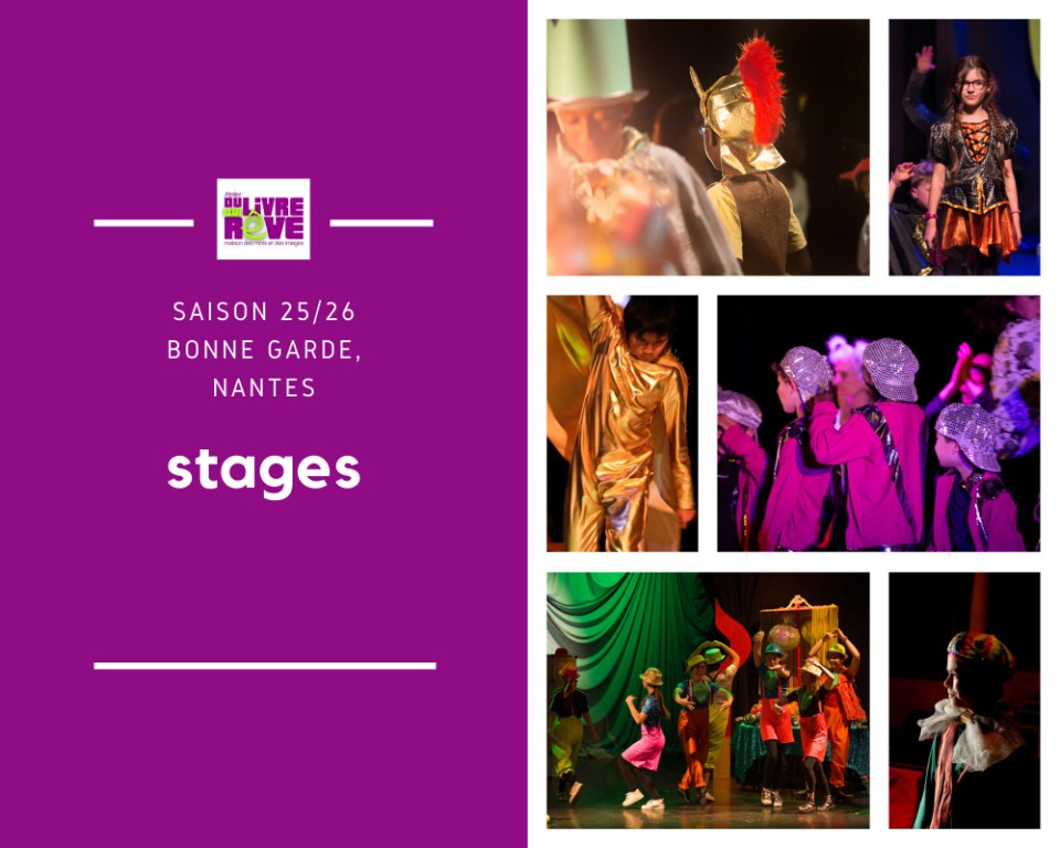 Stage de th&eacute;&acirc;tre "Livres en sc&egrave;ne!" - Nantes