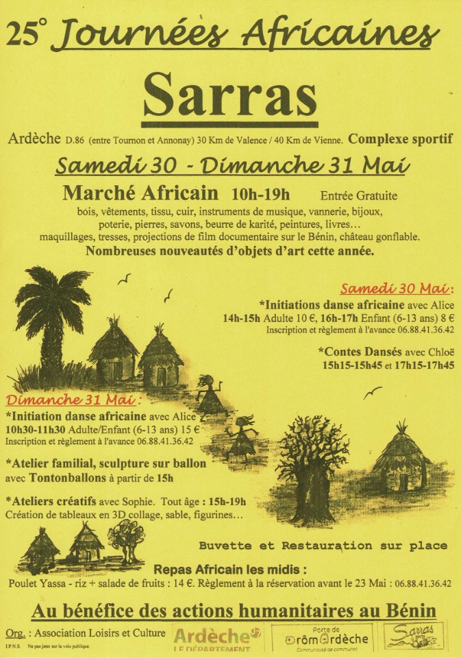 25&deg; Journ&eacute;es Africaines - Sarras