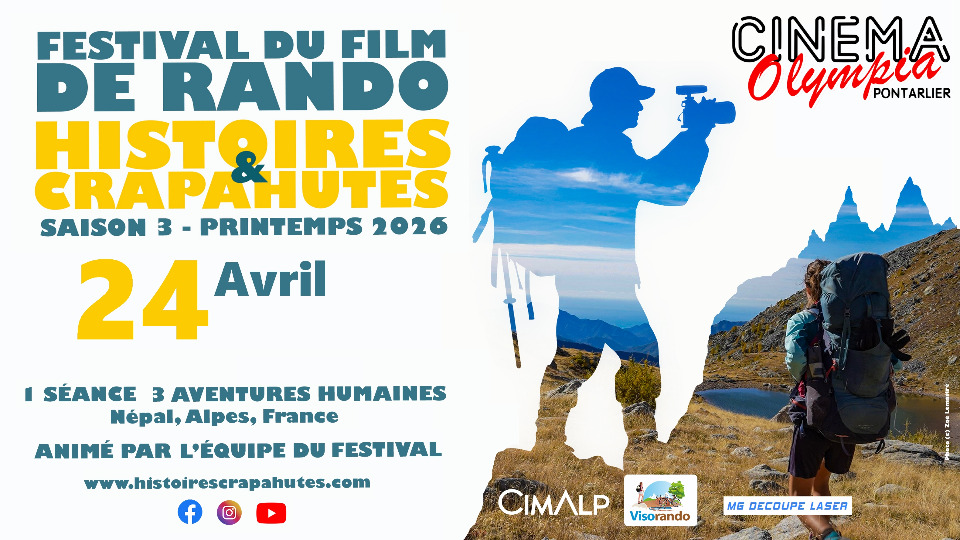 Festival du film de Rando - Histoires et Crapahutes Saison 3 - Pontarlier