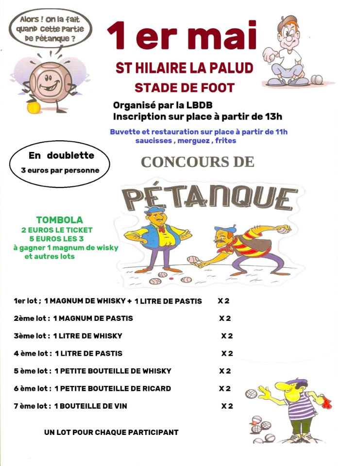 Concours de p&eacute;tanque - Saint-Hilaire-la-Palud