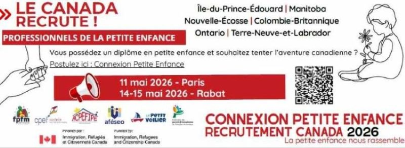 Le Canada recrute dans la petite enfance - Paris