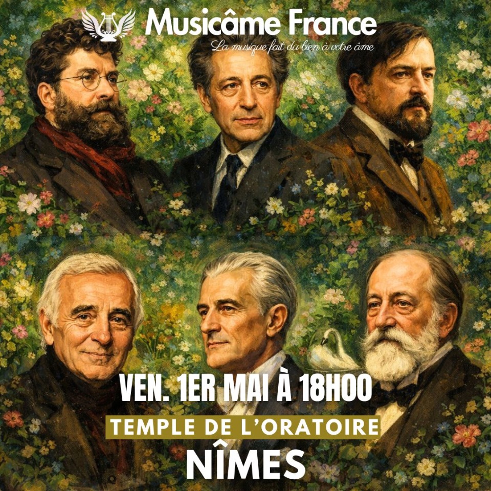 Concert &agrave; N&icirc;mes: Debussy, Ravel, Bizet, Aznavour, Saint-Sa&euml;ns - Nimes
