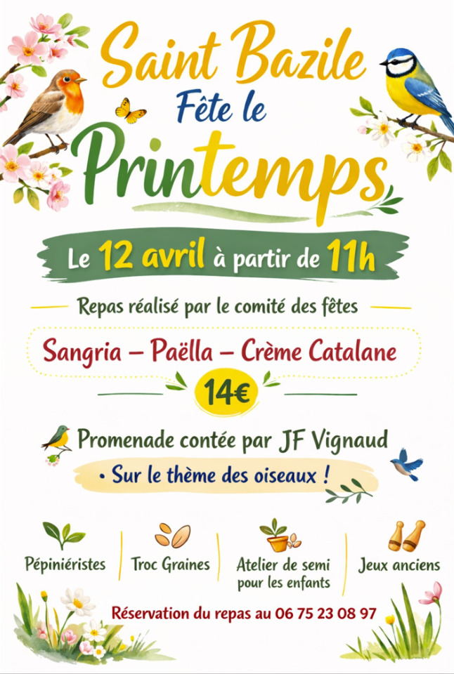 F&ecirc;te du printemps - Saint-Bazile