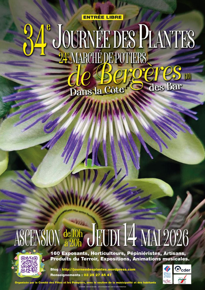 34&egrave;me Journ&eacute;e des plantes, 24&egrave;me March&eacute; de potiers - Bergères
