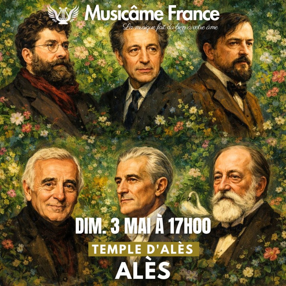 Concert &agrave; Al&egrave;s: Debussy, Ravel, Bizet, Aznavour, Saint-Sa&euml;ns - Alès