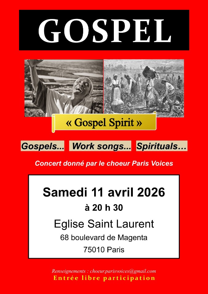 Concert Gospel Spirit - Paris