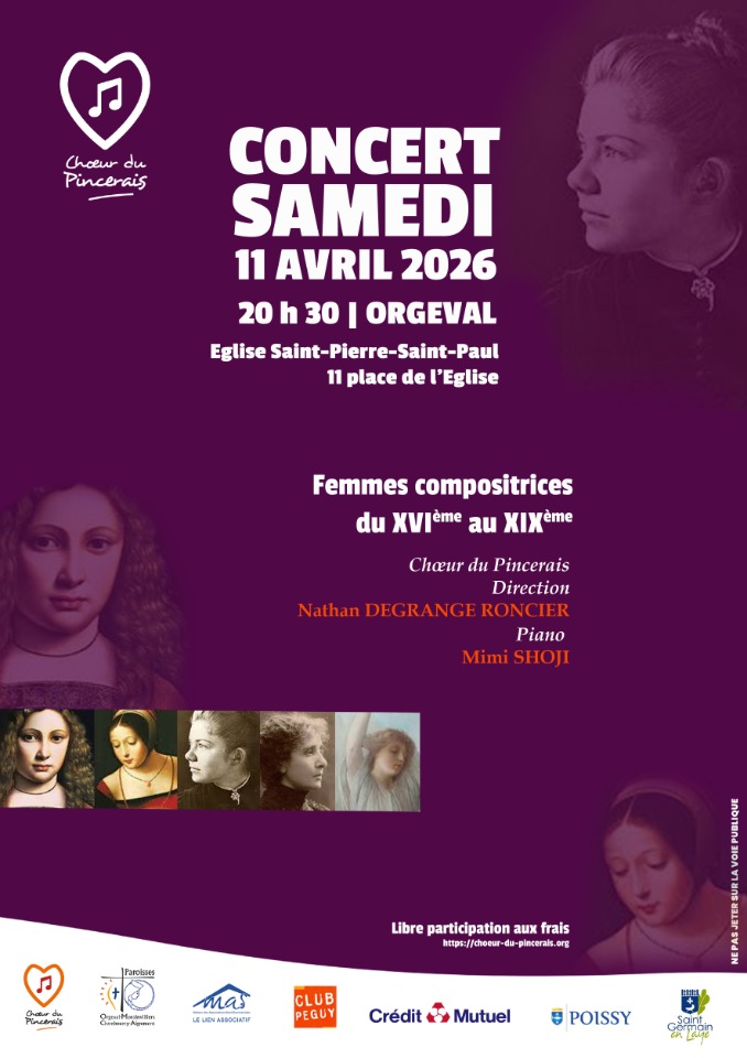 Concert&nbsp;: Femmes compositrices du XVIe au XIXe si&egrave;cle - Orgeval