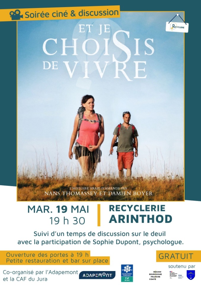 Soir&eacute;e cin&eacute; discussion "Et je choisis de vivre" - Arinthod