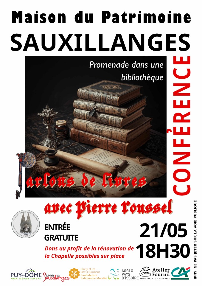 Parlons de livres ou promenade dans la biblioth&egrave;que id&eacute;ale avec Pierre - Sauxillanges