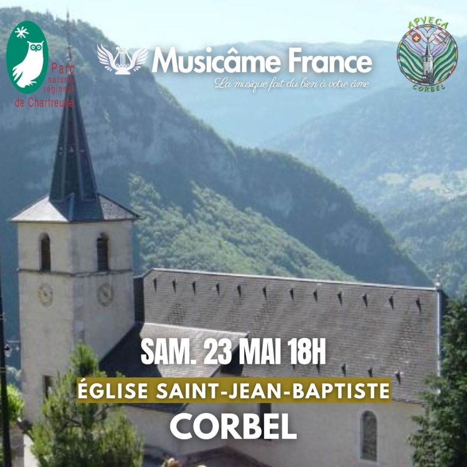 Concert Music&acirc;me France &agrave; Corbel&nbsp;: Bach, Vivaldi, Mozart, Caccini - Corbel