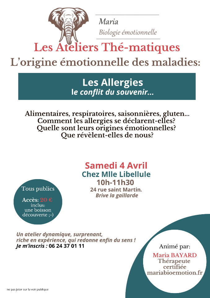 Atelier sant&eacute; &agrave; Brive la gaillarde: les Allergies - Brive-la-Gaillarde