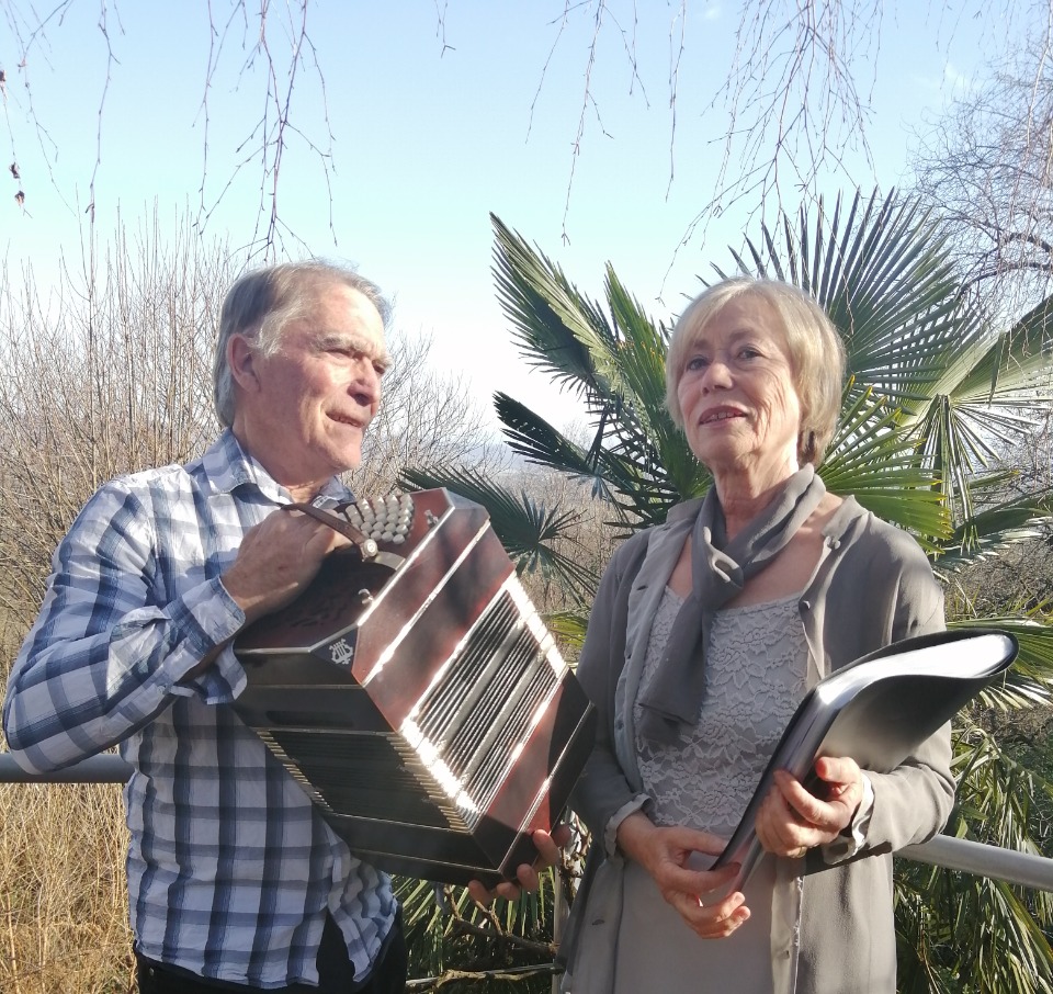 Duo Lo&iuml;se et Daniel Brel - R&eacute;cital bandon&eacute;on et voix - Sainte-Anastasie