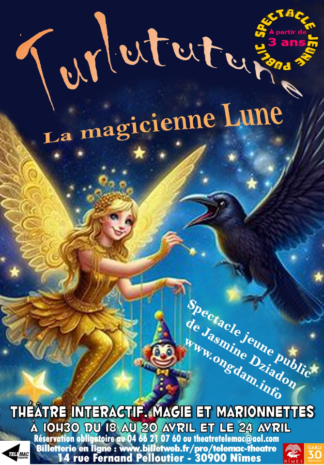 TURLUTUTUNE Th&eacute;&acirc;tre, magie & marionnettes pour 3-6 ans - Nimes