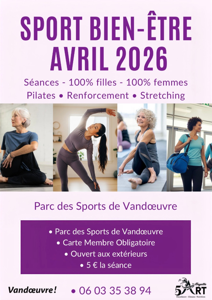 Sport bien etre avril 2026 - Vandœuvre-lès-Nancy