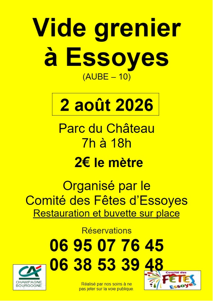 Vide grenier Essoyes (10-Aube) - Essoyes