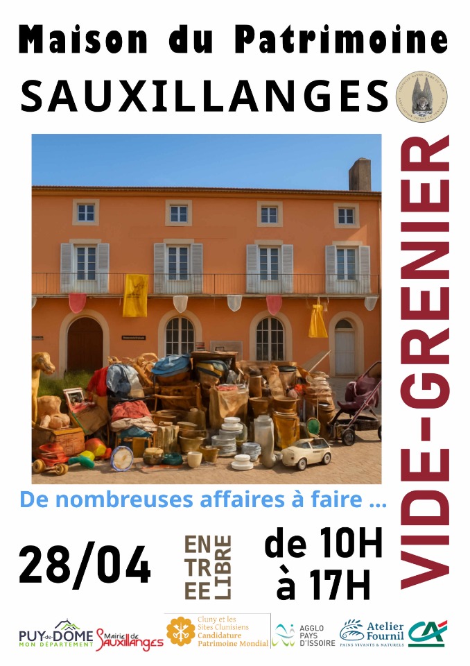 Vide-grenier de la Maison du Patrimoine - Sauxillanges