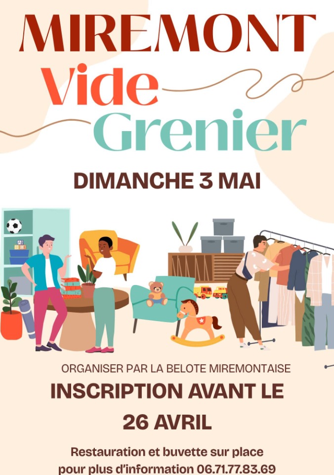 Vide grenier de la belote miremontaise - Miremont