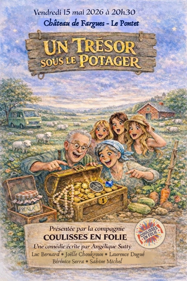 Un tr&eacute;sor sous le potager - Le Pontet