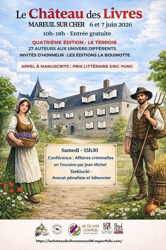 Salon litt&eacute;raire Le Ch&acirc;teau des Livres - Mareuil-sur-Cher