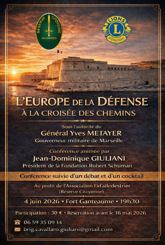 L&rsquo;Europe et sa d&eacute;fense&nbsp;: &agrave; la crois&eacute;e des chemins  - Marseille