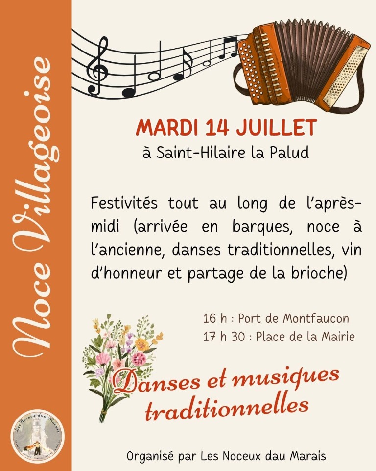 Noce villageoise &agrave; l'ancienne  - Saint-Hilaire-la-Palud