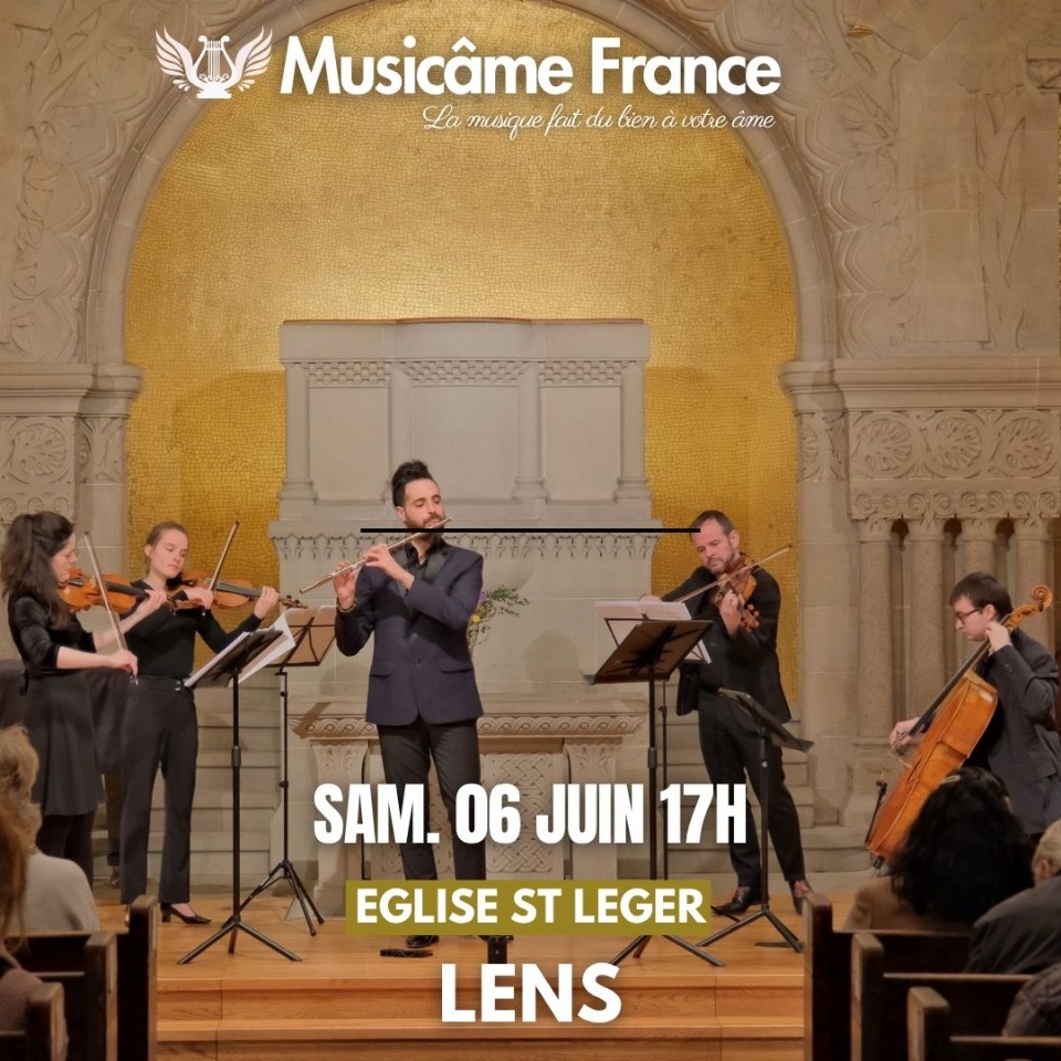 Concert &agrave; Lens: Rossini, Vivaldi, Tchaikovsky, Taffanel, Bizet - Lens