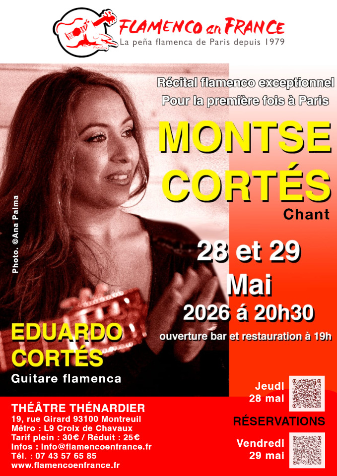 R&eacute;cital exceptionnel de flamenco avec Montse Cort&eacute;s - Montreuil