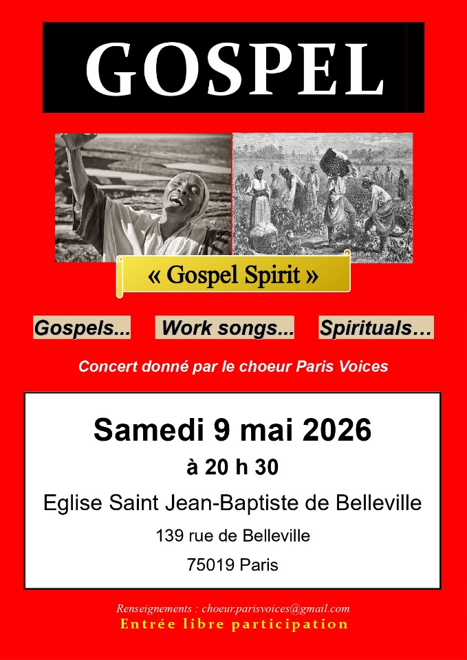 concert Gospel Spirit - Paris