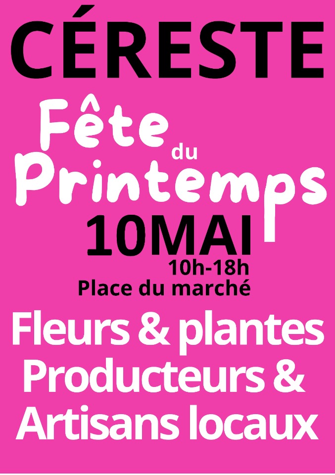 La f&ecirc;te du Printemps de C&eacute;reste en Luberon - Céreste