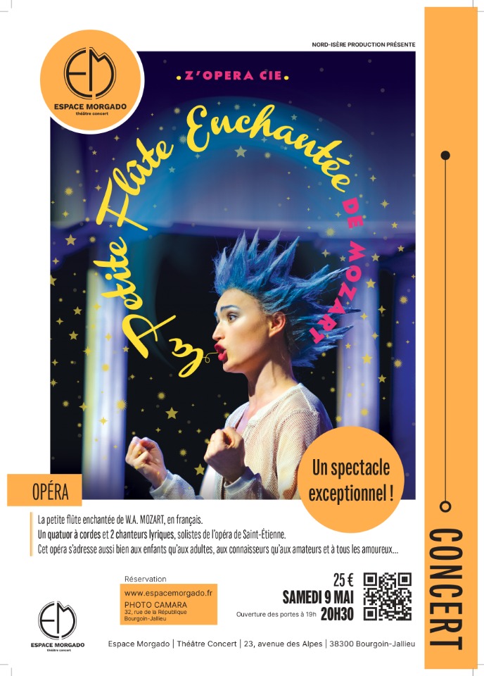 La petite fl&ucirc;te enchant&eacute;e de Mozart le 9 mai - Bourgoin-Jallieu