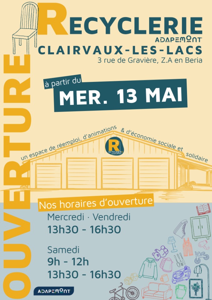 Ouverture Recyclerie Clairvaux - Clairvaux-les-Lacs