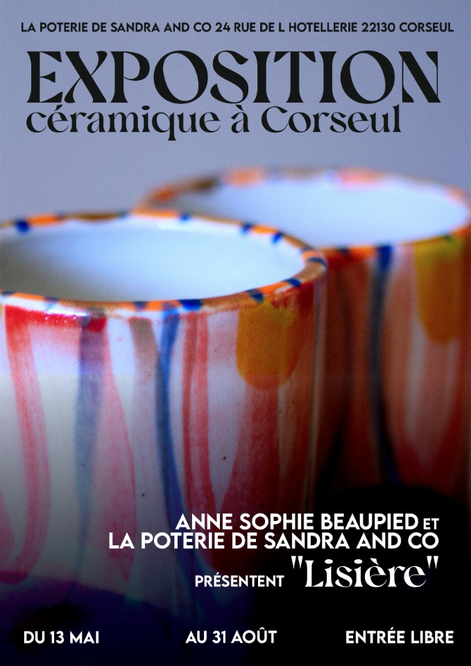 Exposition c&eacute;ramique "Lisi&egrave;re" - Corseul